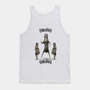 ijbiñij wolf dancing meme 3d animation group Tank Top